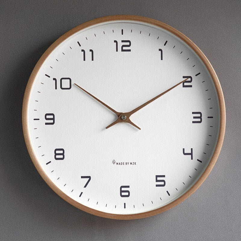 Simple Contemporary Quiet Wall Clock