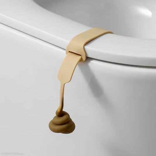 Funny Bathroom Silicone Toilet Handle - Pexav