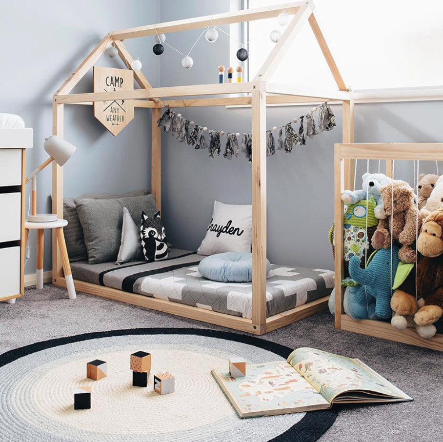 Cozy Pine Bunk Bed for Children - Pexav