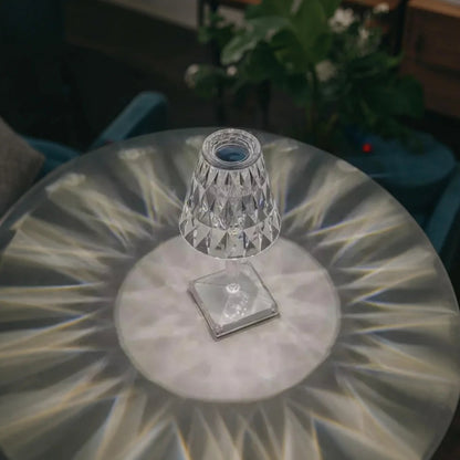 Glarefusion Chic Crystal LED Table Lamp