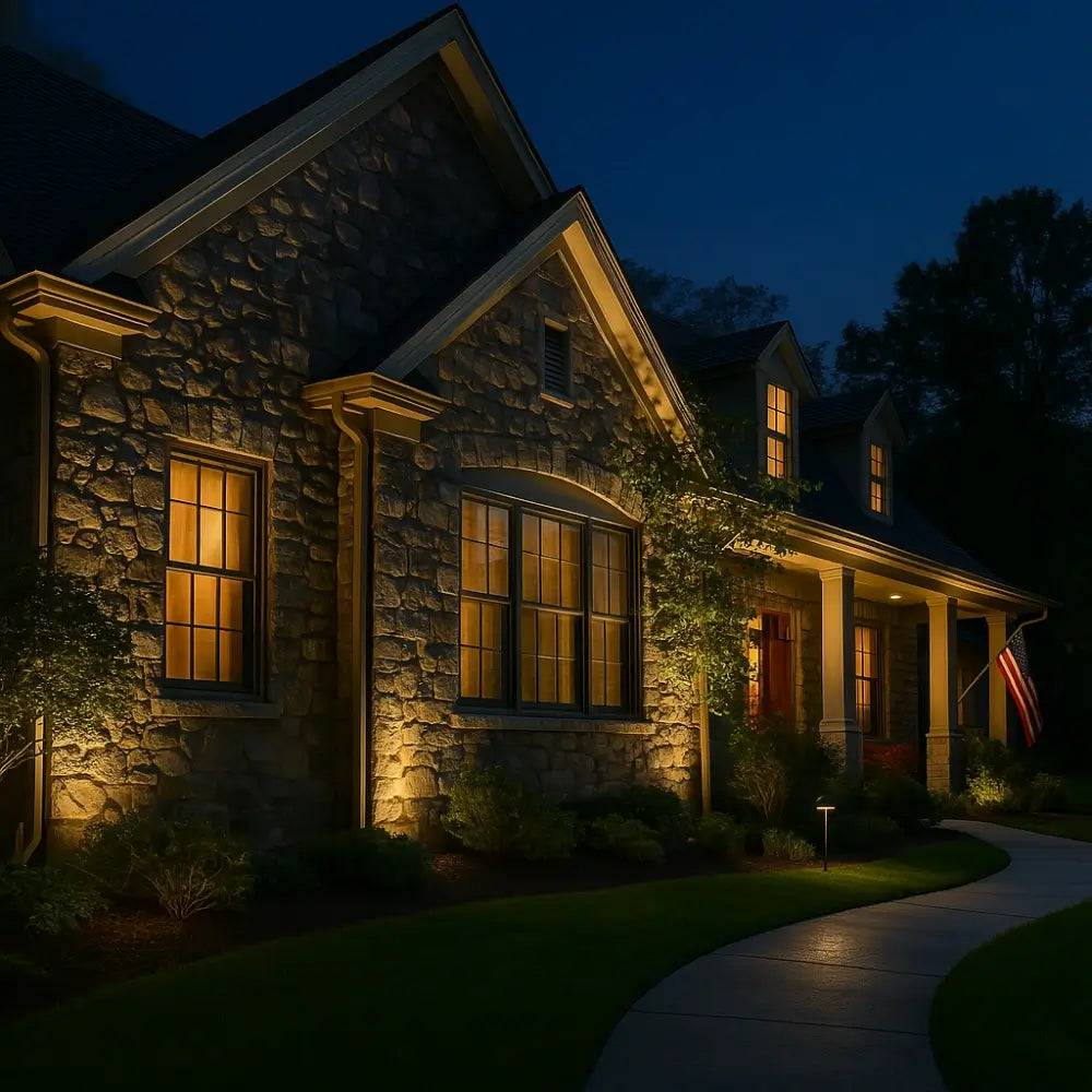Colorful Outdoor Solar Powered LED Yard Spotlight