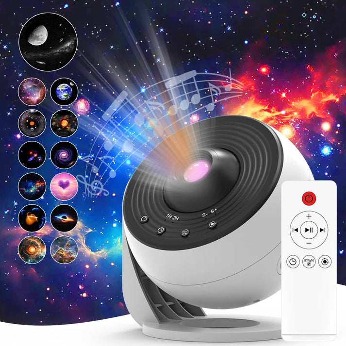Wireless Star Projector with Built-in Bluetooth Speaker - Pexav