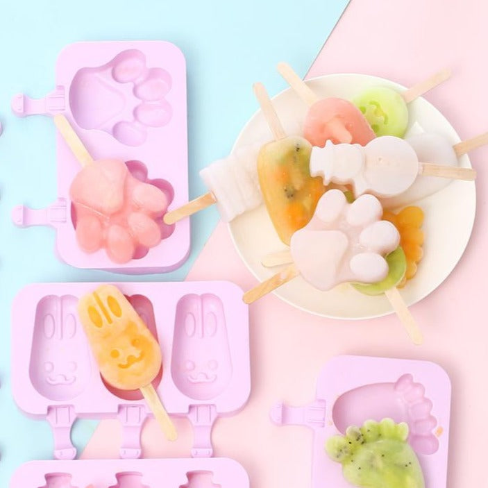 Adorable Bunny Ice Cream Moulds - Pexav