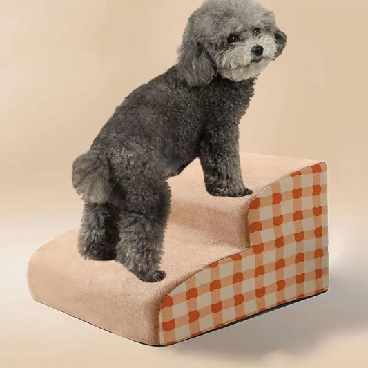 Pet Friendly Soft Puppy Steps for Bed or Couch - Pexav