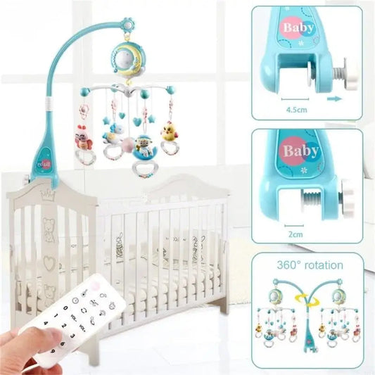 Musical Baby Mobile with Light Show and Remote Control - Pexav