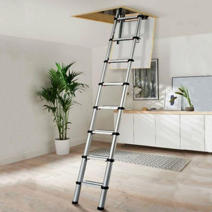 Space Saving Collapsible Loft Ladder Stairs - Pexav