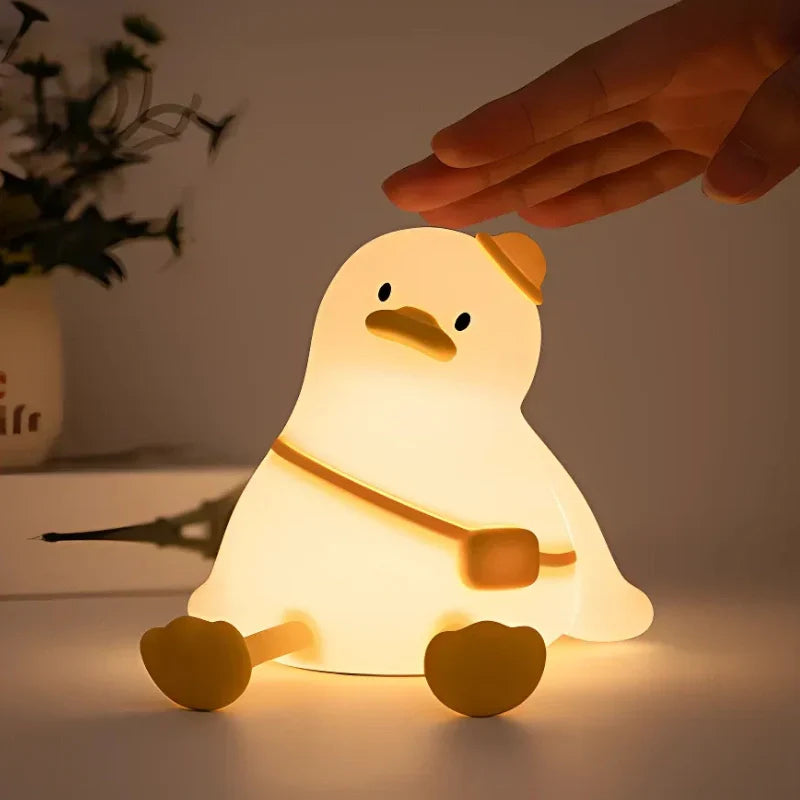 Fun Kids Nightlight - Colorful Soft Lamp with Rechargeable Battery