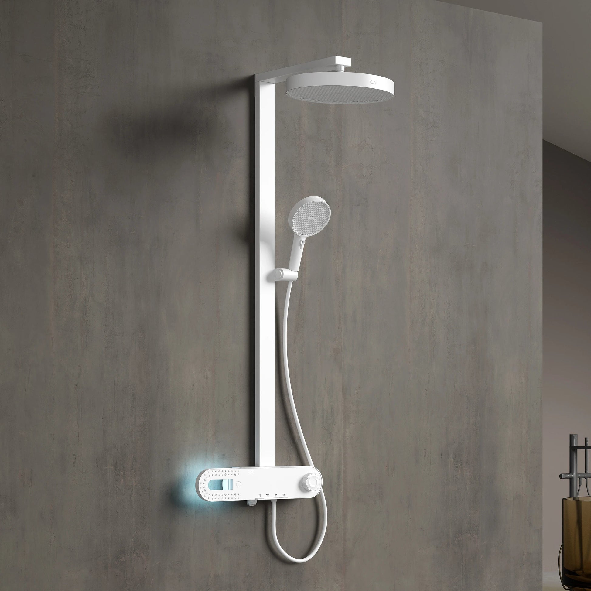 Luxury Oil Rubbed Bronze Rain Shower Head System - Pexav
