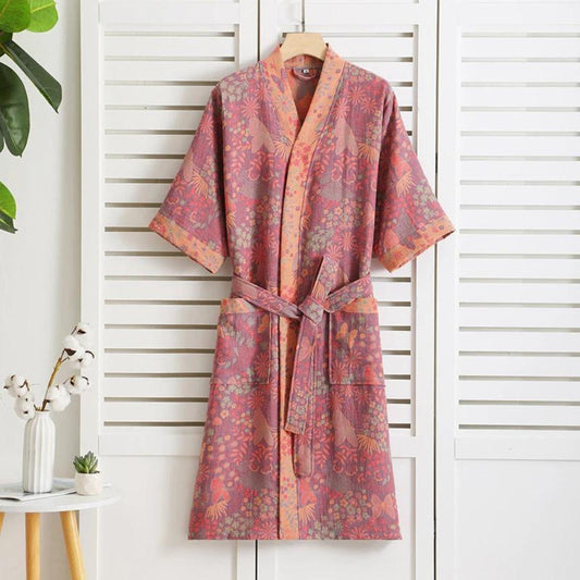 Soft Plush Bathrobe with Classic Style - Pexav