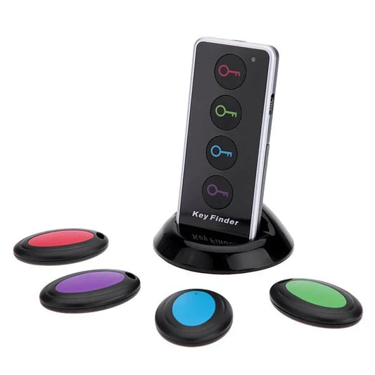 Smart Tracker for Keys Wallet and Phone with LED Remote - Pexav