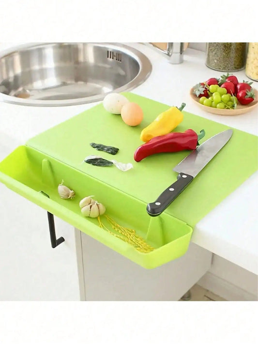 Space Saving Wooden Board with Storage Tray - Pexav