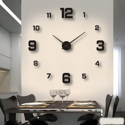 Large Decorative Round Clock - Pexav
