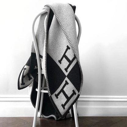 Premium Women's Wool Plaid Scarf