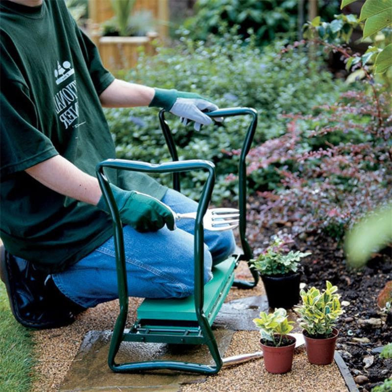 Comfortable Garden Kneeler and Stool - Pexav