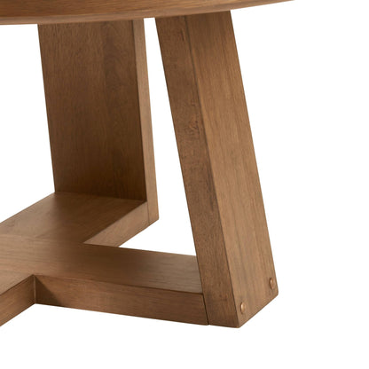 Solid Oak Low Coffee Table