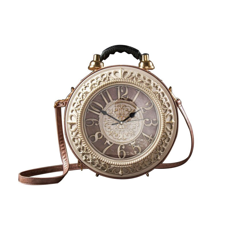 Unique Design Retro Clock Purse Bag