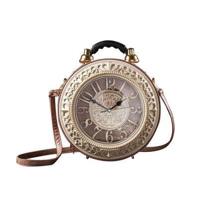 Unique Design Retro Clock Purse Bag