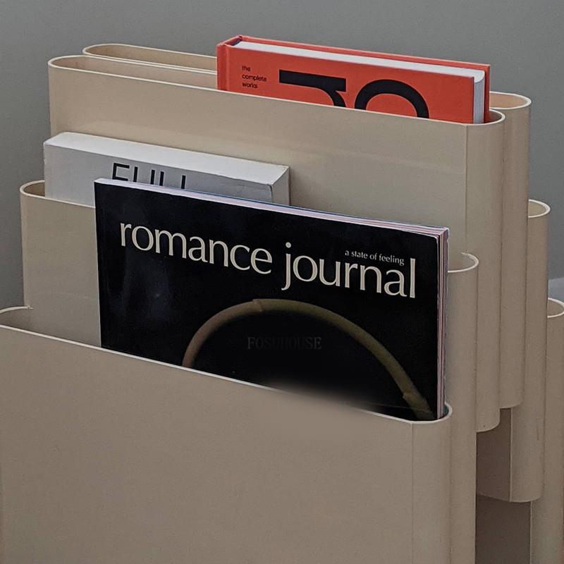 Wooden Magazine Holder Standing Shelf - Pexav