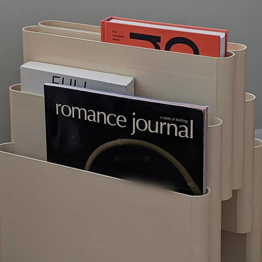 Wooden Magazine Holder Standing Shelf - Pexav