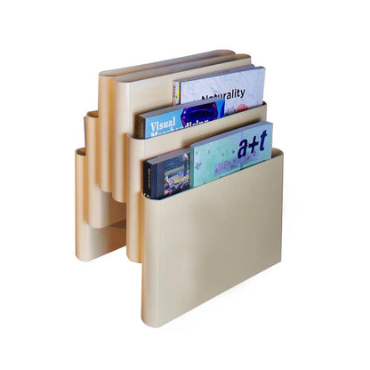 Wooden Magazine Holder Standing Shelf