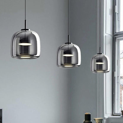 Modern Glass Hanging Kitchen Light Fixture
