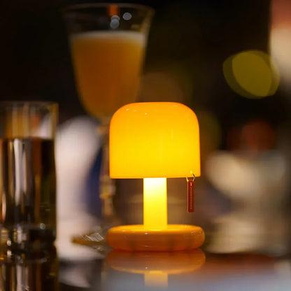 Compact Battery Table Lamp Small Ambient Light