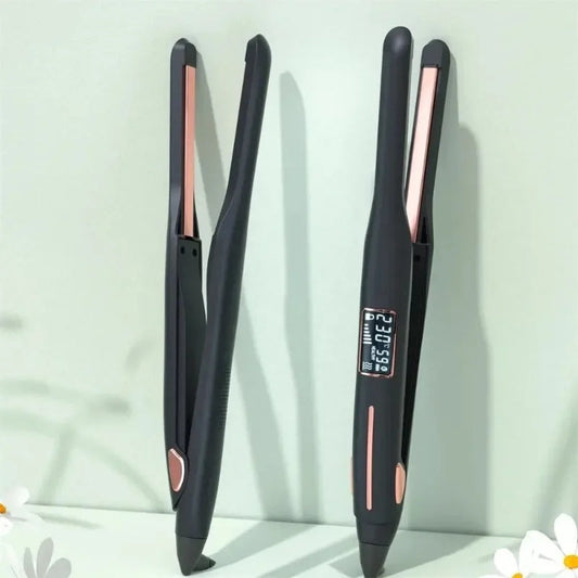 Compact Dual Hair Straightener Styling Tool for Short Hair - Pexav