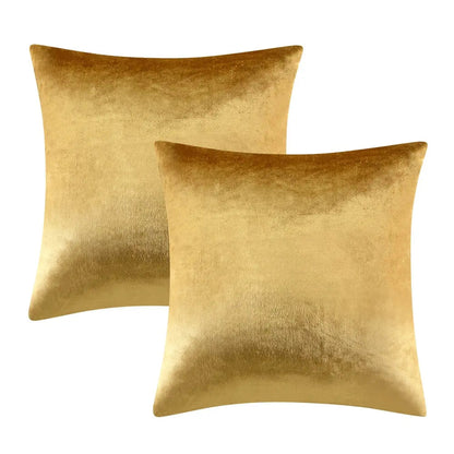 Soft Glow Plush Pillow Covers 2 Pack