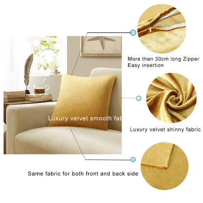 Soft Glow Plush Pillow Covers 2 Pack