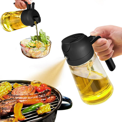 Versatile Oil Sprayer - Large 470mL Glass Container - Pexav