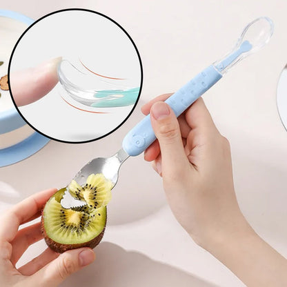 Soft Flexible Baby Feeding Spoon - Pexav
