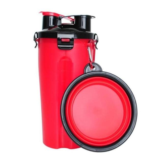 Portable Pet Travel Mug with Bowl - Pexav