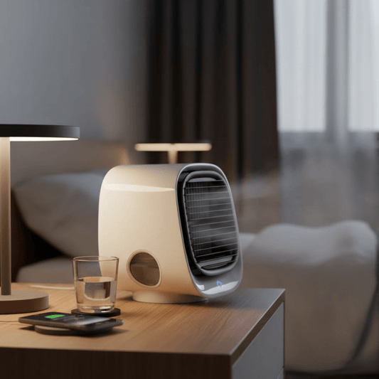 Compact Air Cooler and Humidifier Fan System - Pexav