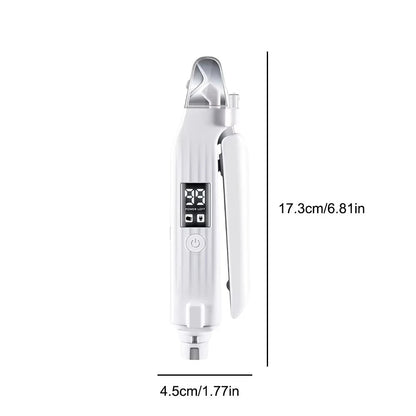 2-in-1 Electric Dog Nail Grinder & Clipper with LED Lights, Low Noise & Low Vibration