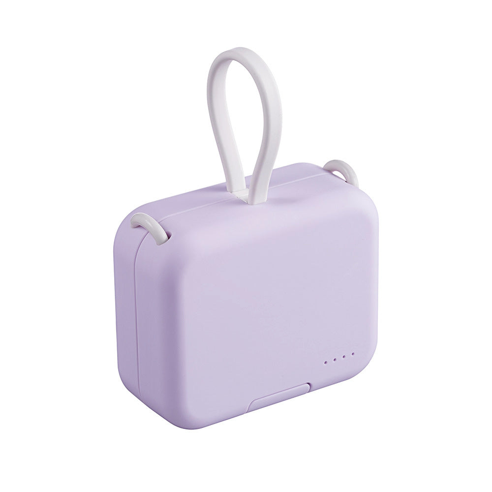 2-in-1 Mini Power Bank 4000mAh Portable Charger with Built-in Stand for Phones - Compact and Lightweight 6