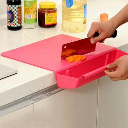 2-Sided Wooden Cutting Board with Juice Tray - Pexav