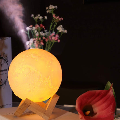 2-in-1 USB Humidifier Night Light with Aroma Diffuser, Large Water Tank and Adjustable 3-Color Lamp 3