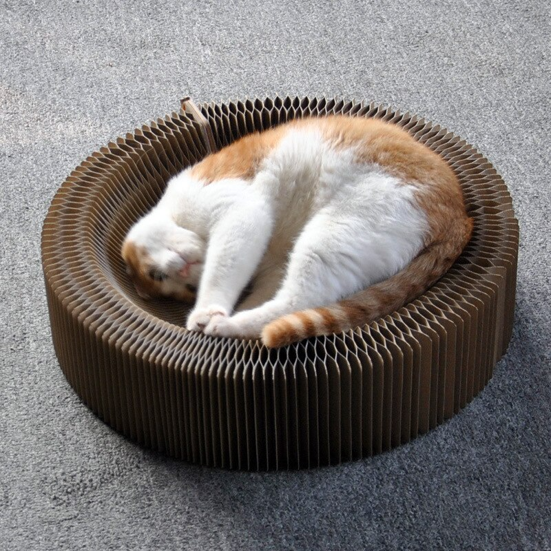 Foldable Cat Bed Scratcher Lounge - Pexav