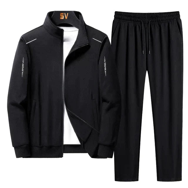 Relaxed Fit Men's Athletic Tracksuit - Pexav