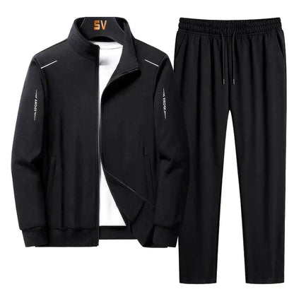 Relaxed Fit Men's Athletic Tracksuit - Pexav