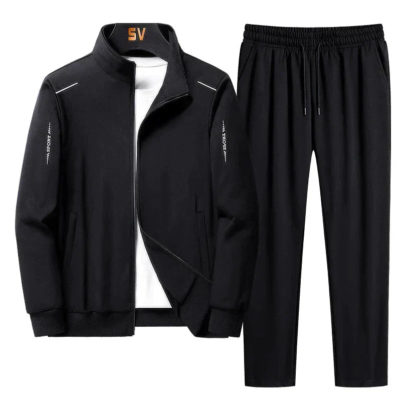 Relaxed Fit Men's Athletic Tracksuit