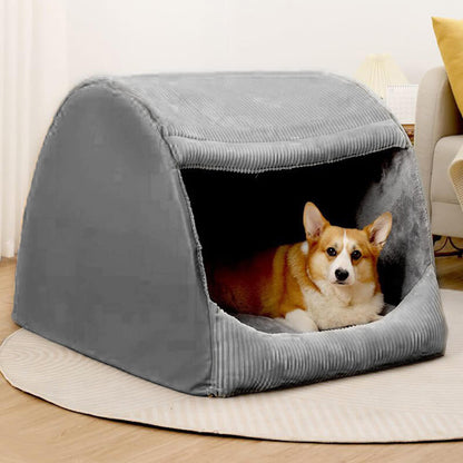 Soft Deluxe Orthopedic Dog Bed for Warm Comfort