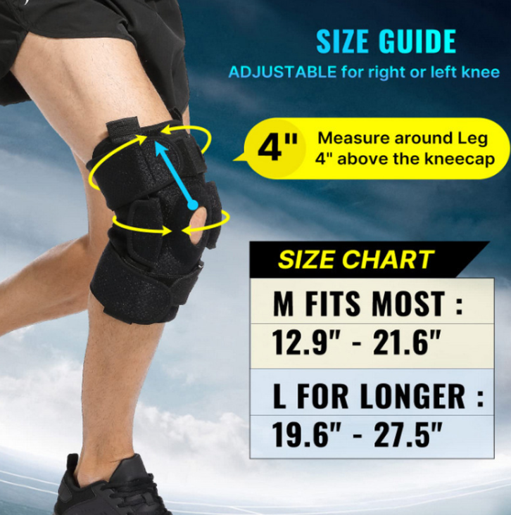 Supportive Hinged Knee Support For Meniscus Injury