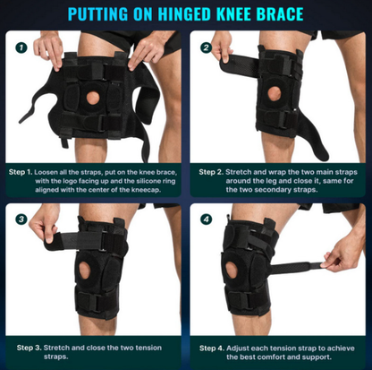 Supportive Hinged Knee Support For Meniscus Injury