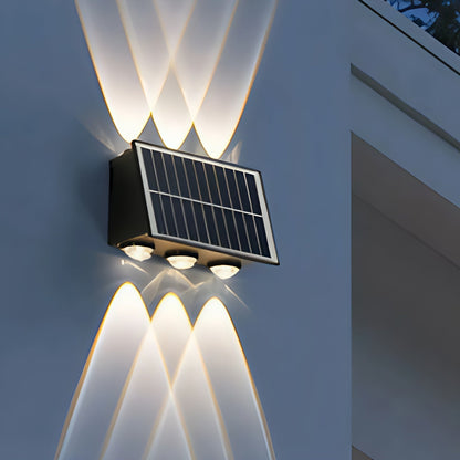 Waterproof Outdoor Solar Powered Wall Lamp - Pexav
