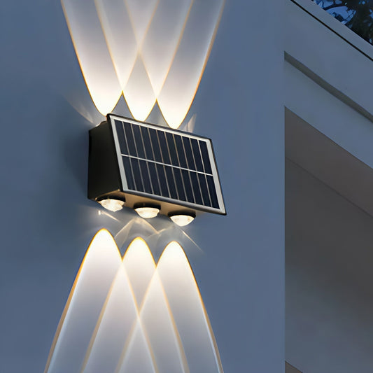 Waterproof Outdoor Solar Powered Wall Lamp - Pexav