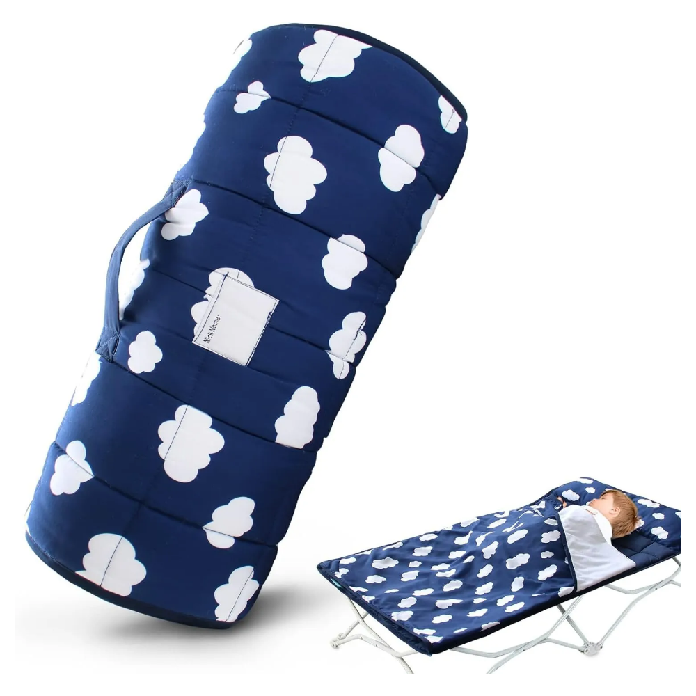 Soft Toddler Sleep Mat with Pillow for Daycare