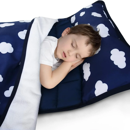 Soft Toddler Sleep Mat with Pillow for Daycare