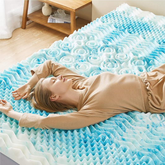 Comfortable Breathable Foam Bed Mattress Topper - Pexav
