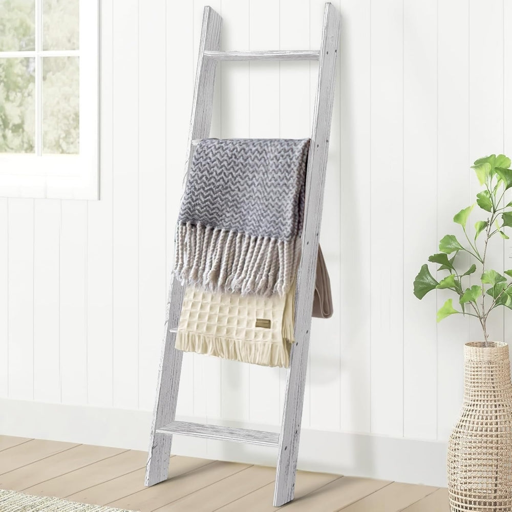 Sturdy Wooden Blanket Stand for Home Decor - Pexav